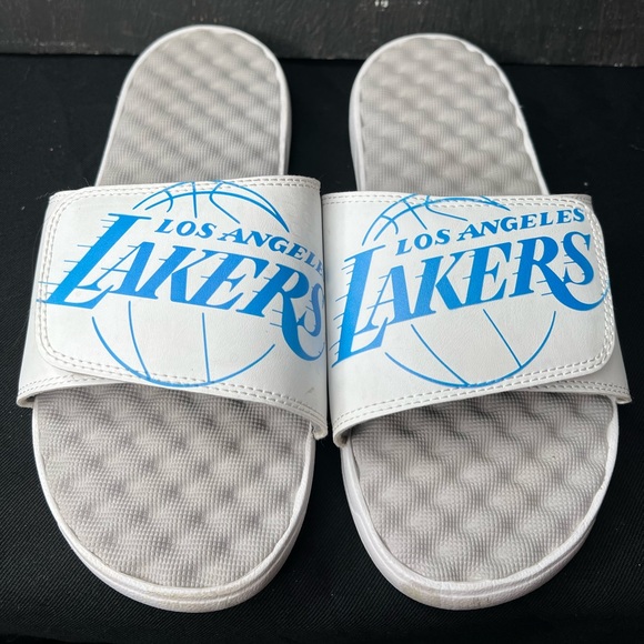 Men’s iSlides Lakers size 9 - Picture 3 of 4